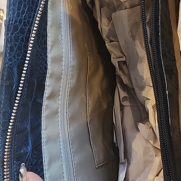 Brand NWT Brahmin Melbourne Large Finley Tote in Tidewater Blue - Picture 5 of 6